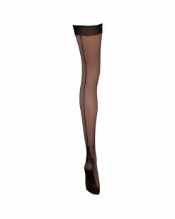 New 🎉 Bluebella - US Back Seam Leg/Plain Top Stockings Black 🛒 -Deals collections Store unnamed file 1044
