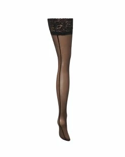 Hot Sale ✔️ Bluebella - US Back Seam Leg/Lace Top Stockings Black 🎉 -Deals collections Store unnamed file 1050