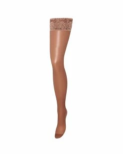 Deals 🥰 Bluebella - US Plain Leg/Lace Top Thigh Highs Caramel 🛒 -Deals collections Store unnamed file 1109
