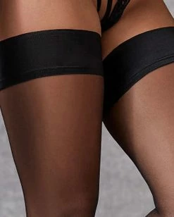 Brand new 😉 Bluebella - US Plain Leg/Plain Top Thigh Highs Black 🛒 -Deals collections Store unnamed file 1164