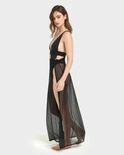 Promo ⭐ Bluebella - US Topaz Long Chemise Black ❤️ -Deals collections Store unnamed file 1174