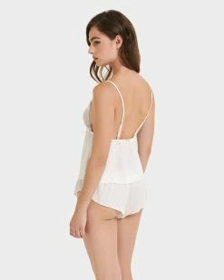 Deals ⌛ Bluebella - US Marseille Luxury Satin Cami And Short Set White 🌟 -Deals collections Store unnamed file 1226