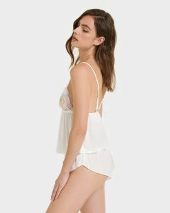 Deals ⌛ Bluebella - US Marseille Luxury Satin Cami And Short Set White 🌟 -Deals collections Store unnamed file 1230