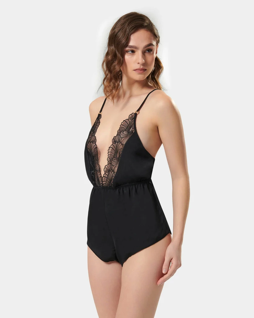 Brand new ⌛ Bluebella - US Romee Luxury Satin Teddy Black ⭐ 2 Brand new ⌛ Bluebella - US Romee Luxury Satin Teddy Black ⭐ - Image 2