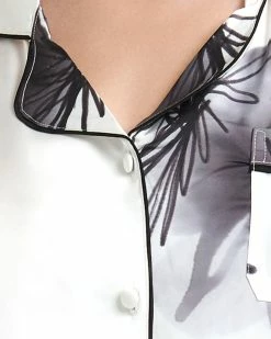 Brand new 🧨 Bluebella - US Camille Luxury Satin Short Pajama Set White/Black 🔔 -Deals collections Store unnamed file 1250