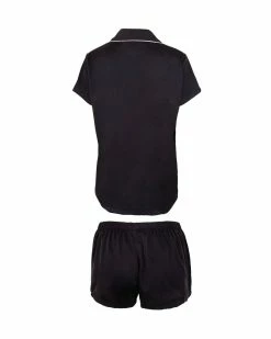 Top 10 🛒 Bluebella - US Abigail 👕 Shirt And Short Set Black/Pale Pink 😉 -Deals collections Store unnamed file 1292