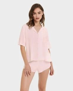 Cheapest π Bluebella - US Marla Eco Viscose Short Pajama Set Pale Pink β€οΈ