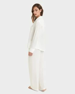 Best Pirce 👍 Bluebella - US Tarcon Eco Viscose Long Pajama Set White ⭐ -Deals collections Store unnamed file 1314