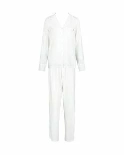 Best Pirce 👍 Bluebella - US Tarcon Eco Viscose Long Pajama Set White ⭐ -Deals collections Store unnamed file 1316