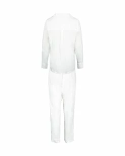 Best Pirce 👍 Bluebella - US Tarcon Eco Viscose Long Pajama Set White ⭐ -Deals collections Store unnamed file 1317
