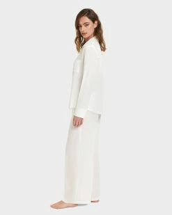 Best Pirce 👍 Bluebella - US Tarcon Eco Viscose Long Pajama Set White ⭐ -Deals collections Store unnamed file 1318