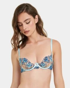 Best Pirce 🛒 Bluebella - US Calista Bra Blue Topaz/Sheer 😉