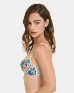 Best Pirce 🛒 Bluebella - US Calista Bra Blue Topaz/Sheer 😉 -Deals collections Store unnamed file 155