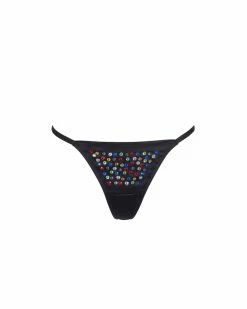 Cheapest 😍 Bluebella - US BB X Ashish Multicolour Diamante Satin Thong ⌛ -Deals collections Store unnamed file 16