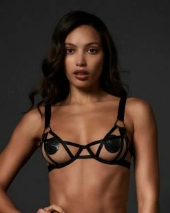 Best Pirce ⌛ Bluebella - US Salma Open Bra Black ⌛