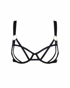Best Pirce ⌛ Bluebella - US Salma Open Bra Black ⌛ -Deals collections Store unnamed file 252