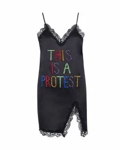 Cheap 🎁 Bluebella - US BB X Ashish This Is A Protest Chemise 🔔 -Deals collections Store unnamed file 36