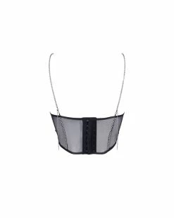 Hot Sale 👏 Bluebella - US Zenn Open Bustier Black/Silver 🛒 -Deals collections Store unnamed file 420