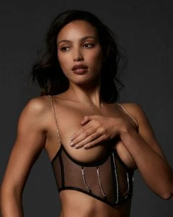 Hot Sale 👏 Bluebella - US Zenn Open Bustier Black/Silver 🛒 -Deals collections Store unnamed file 421