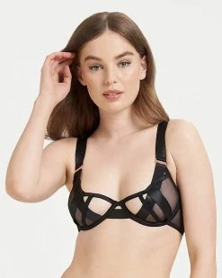 Cheapest 🔥 Bluebella - US Sawyer Bra Black 🔥