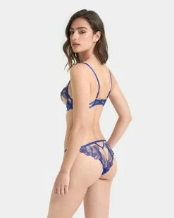 Cheap 💯 Bluebella - US Adeline Bra Sheer/Surf The Web Blue 🔔 -Deals collections Store unnamed file 743
