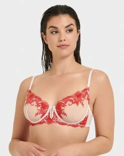 Deals ✔️ Bluebella - US Marseille Bra Red/Pale PInk 💯 -Deals collections Store unnamed file 752