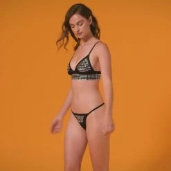 Deals 😉 Bluebella - US BB X Ashish Silver Diamante Satin And Mesh Soft Bralette 🔔 -Deals collections Store unnamed file 84