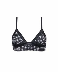 Deals 😉 Bluebella - US BB X Ashish Silver Diamante Satin And Mesh Soft Bralette 🔔 -Deals collections Store unnamed file 87